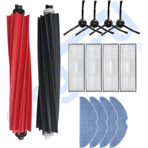 Asgard Grup Roborock S8 , S8+ ,s8 Pro-Pro Ultra Uyumlu 1 Ana Fırça 4 Yan Fırça 4 Filtre 4 Mop