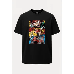 Oversize Demon Slayer Tanjiro Zenitsu Unisex Tişört