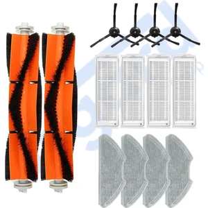 Asgard Grup Xiaomi Mop 2 Pro (MJST1SHW) -Mop 2 Lite Uyumlu 2 Ana Fırça 4 Yan Fırça 4 Filtre 4 Mop
