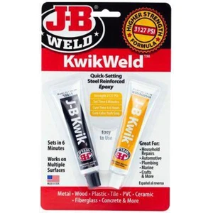 JB Weld Kwik Weld - Çiftli Güçlü Hızlı Yapıştırıcı