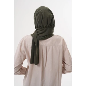 Çıtçıtlı Büzgülü Tesettür Şal