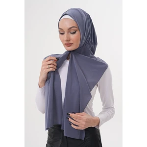 Çıtçıtlı Büzgülü Tesettür Şal