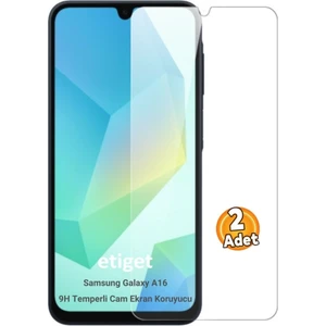 Samsung Galaxy A16 Temperli 9H Cam Ekran Koruyucu (2 ADET)