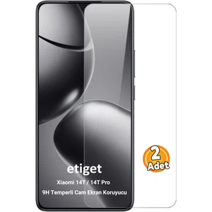 Xiaomi 14T / 14T Pro Temperli 9H Cam Ekran Koruyucu (2 ADET)