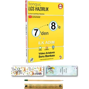 7'den 8'e Lgs Hazırlık Ilk Adım Video Anlatımlı Soru Bankası