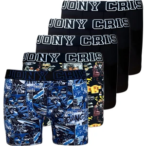 Jony Cris Erkek Boxer Dijital Baskılı 5’li Paket