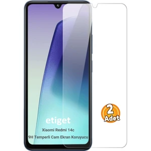 Xiaomi Redmi 14c Temperli 9H Cam Ekran Koruyucu (2 ADET)