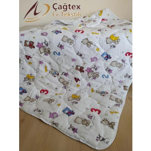 %100 Pamuk Flanel Pazen Kumaş,Mikro Elyaf Dolgulu Bebek Yorganı