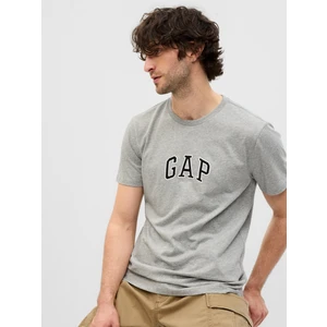Erkek Gri Gap Logo T-Shirt