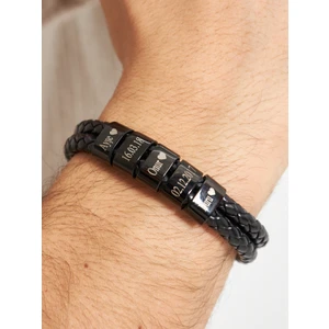 Kişiye Özel Deri Bileklik Isim Yazılı Bileklik Çift Bilekliği Sevgiliye Hediye