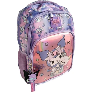 Orijinal Lisanslı Kuromi Mor 3 Gözlü Okul Sırt Çantası 3173