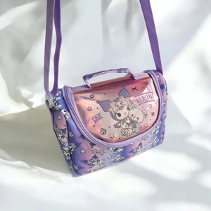 Orjinal Lisanslı Kuromi Termal Beslenme Çantası Mor 3174