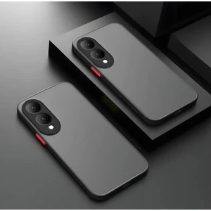 Samsung Galaxy S25 Edge Kılıf Mat Parmak Izi Yapmaz Kamera Korumalı Renkli Tuşlu Buzlu Silikon Kapak Logo Gösterir