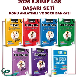 Kurul Yayıncılık 2026 8.Sınıf Lgs Başarı Seti Konu Anlatımlı ve Soru Bankası (7 Kitap)