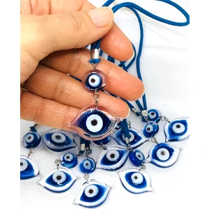 2 Adet Şeffaf Göz Şekilli Cam Araba Nazarlık, Cam Araba Süsü, Cam Araba Aksesuarı Araba Hediyesi