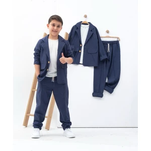 Zelhan Kids Erkek Çocuk Keten Takım