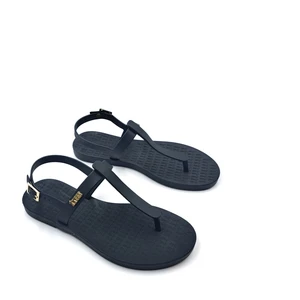 TP101 Siyah Kadın Parmak Arası Plaj Sandalet