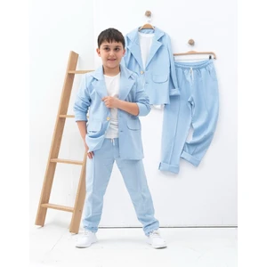 Zelhan Kids Erkek Çocuk Keten Takım Elbise