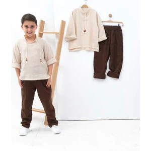 Erkek Çocuk 2'li Müslin Takım