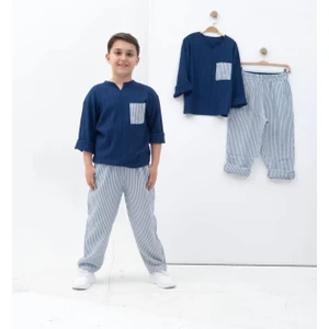 Erkek Çocuk 2'li Müslin Takım