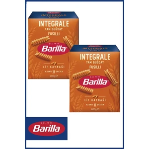 Tam Buğday Burgu Makarna (İntegrale Fusilli) 400 gr x 2 Adet Tek Ebat