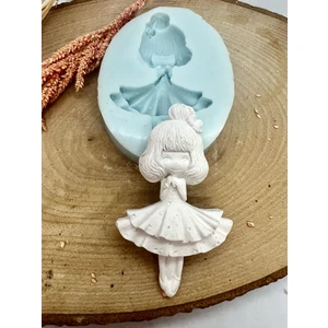 Topuzlu Kokoş Kız Silikon Kalıp