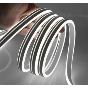 3 Metre Beyaz Neon LED Slikonlu AÇ - KAPA DÜĞMELİ