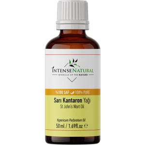 Intense Natural Sarı Kantaron Yağı 50 ml %100 Saf ve Doğal St John's Wort Oil