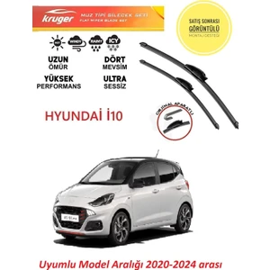 Hyundai I10 Ön Muz Silecek Takımı 2020 Model Araca Özel Aparat