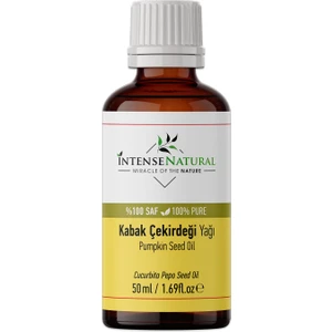 Intense Natural Kabak Çekirdeği Yağı Soğuk Sıkım 50 ml Pumpkin Seed Oil
