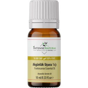 Intense Natural Akgünlük (Sığla) Uçucu Yağı 10 ml %100 Saf ve Doğal Ak Günlük Olibanum Frankincense Essential Oil