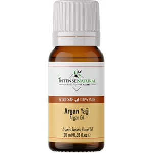 Intense Natural Argan Yağı Soğuk Sıkım 20 ml %100 Saf ve Doğal Argania Spinosa Oil