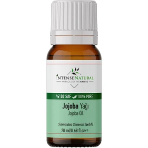 Intense Natural Jojoba Yağı Soğuk Sıkım 20 ml %100 Saf ve Doğal Jojoba Oil