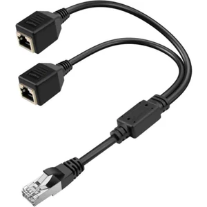 Hk Tech RJ45 2x Dişi Ethernet Çoklayıcı Splitter Dağıtıcı