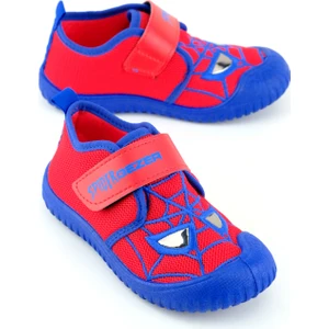 Erkek Çocuk Yazlık Keten Rahat Taban Tek Cırt Cırtlı Ayarlanabilir Ev Bahçe Okul Kreş Günlük Ayakkabı