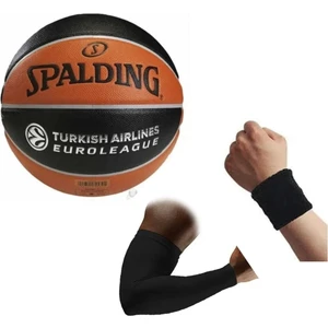 Basketbol Topu TF150 7 Euroleague TF150 7+Basketbol Kolluğu+Havlu Bıleklık