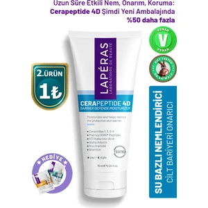 CeraPeptide 4D  Bariyer Onarıcı Ton Eşitleyici Nemlendirici Su Bazlı Yüz Kremi 75 ml