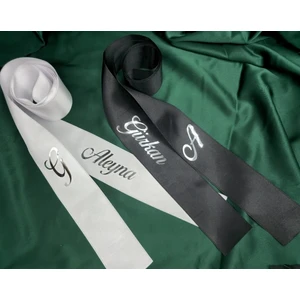 Kişiye Özel Takı Kurdelesi 6 cm Eninde 2 Metre 2 Adet