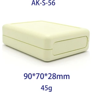 Ak-S-56 Beyaz Plastik Elektronik Proje Kutusu