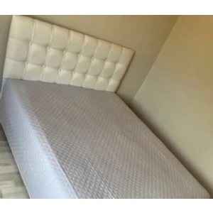 Genç Ev Home Düz Boya Lazer Kapitoneli Çok Amaçlı Pike Battal Boy 230 x 250 cm Yatak Örtüsü