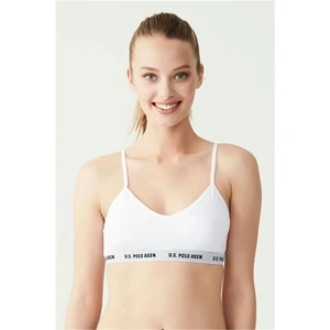 U.S. Polo Assn. 66116 Kadın Beyaz Cuplu Büstiyer