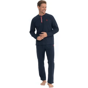 U.S. Polo Assn. Erkek Lacivert Patlı Pijama Takımı