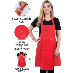 Star Ayar Askılı Havlulu Mutfak Önlüğü Seti (Havlulu Önlük)