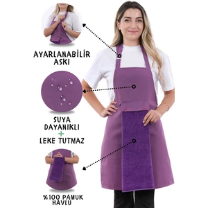 Star Ayar Askılı Havlulu Mutfak Önlüğü Seti (Havlulu Önlük)