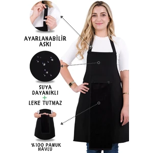 Star Ayar Askılı Havlulu Mutfak Önlüğü Seti (Havlulu Önlük)