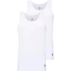 U.S. Polo Assn. Erkek Beyaz 2'li Atlet 90000