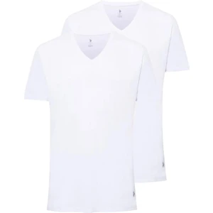 U.S. Polo Assn. Erkek Beyaz 2 Lİ T-shirt 80199