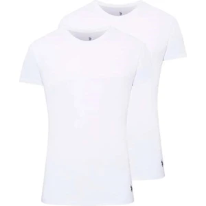 U.S. Polo Assn. Erkek Beyaz 2 Lİ Yuvarlak Yaka Atlet 80196