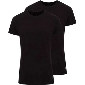 U.S. Polo Assn. Erkek Siyah 2 Lİ Yuvarlak Yaka Atlet 80196