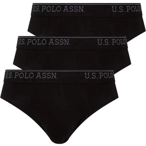 U.S. Polo Assn. Erkek Siyah 3'lü Slip Külot
